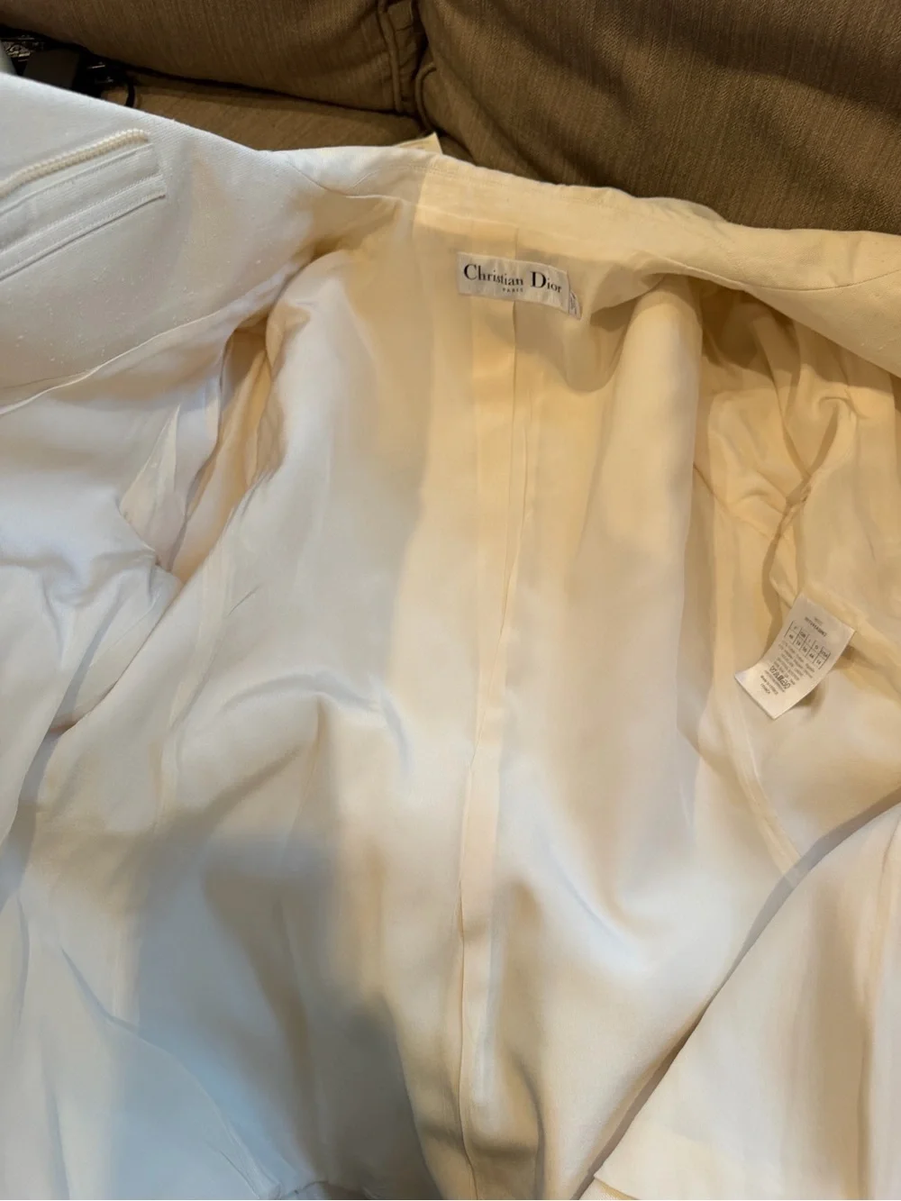 100% Authentic Dior Cotton Shantung Jacket